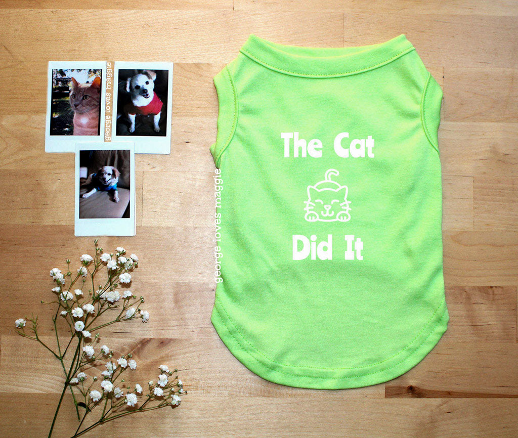 The Cat Did It Tee