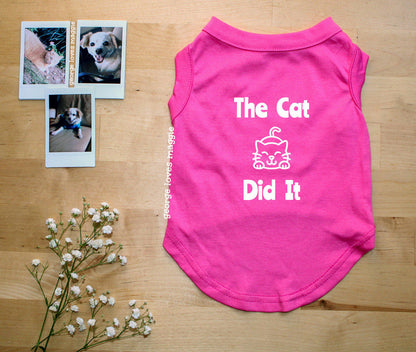 The Cat Did It Tee