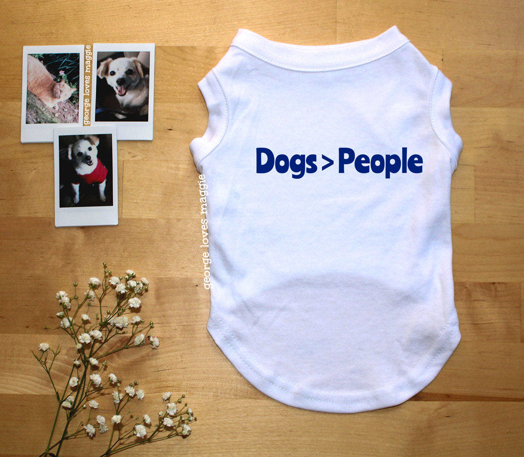 Dogs Versus People Tee