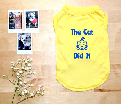 The Cat Did It Tee