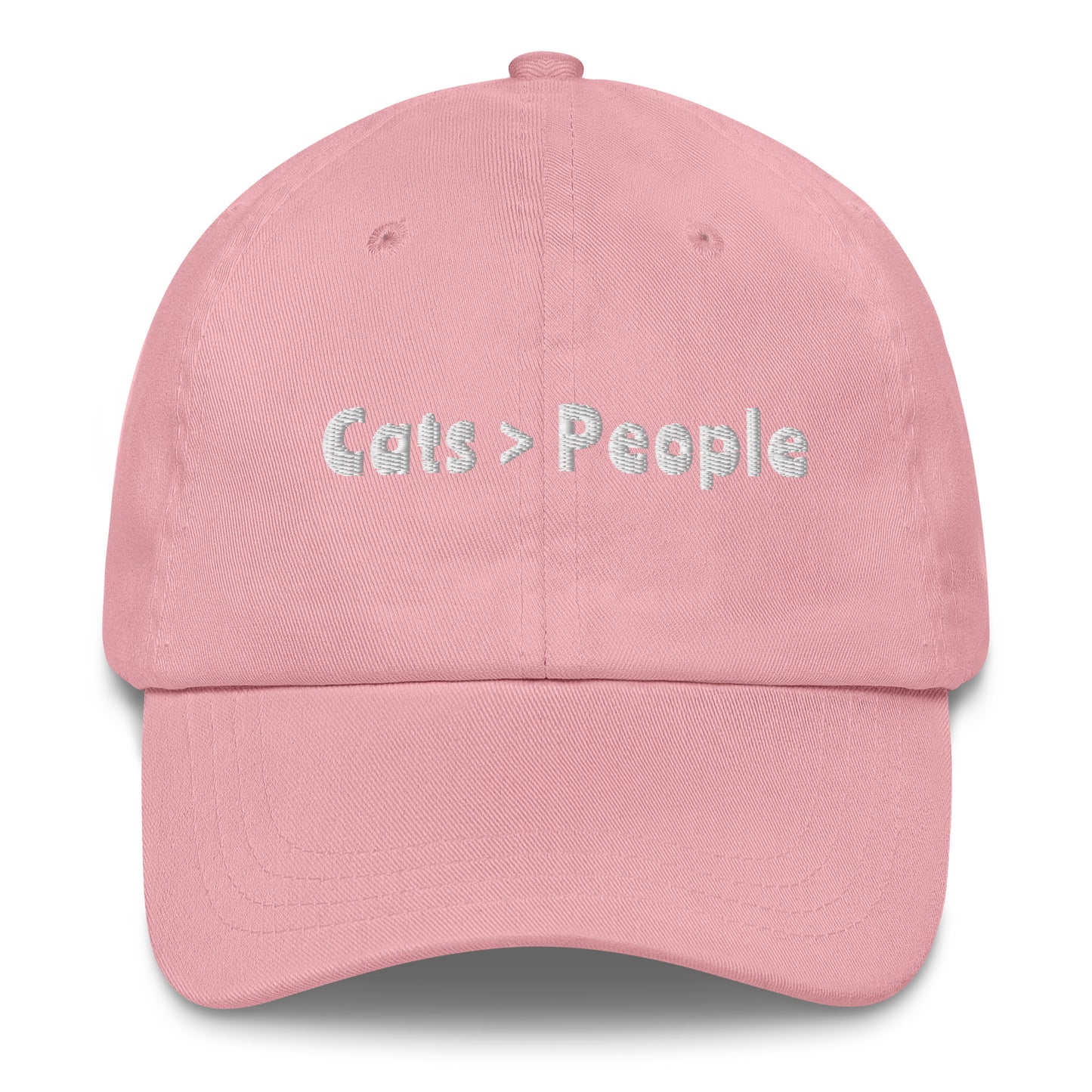 Cats > People Embroidered Hat