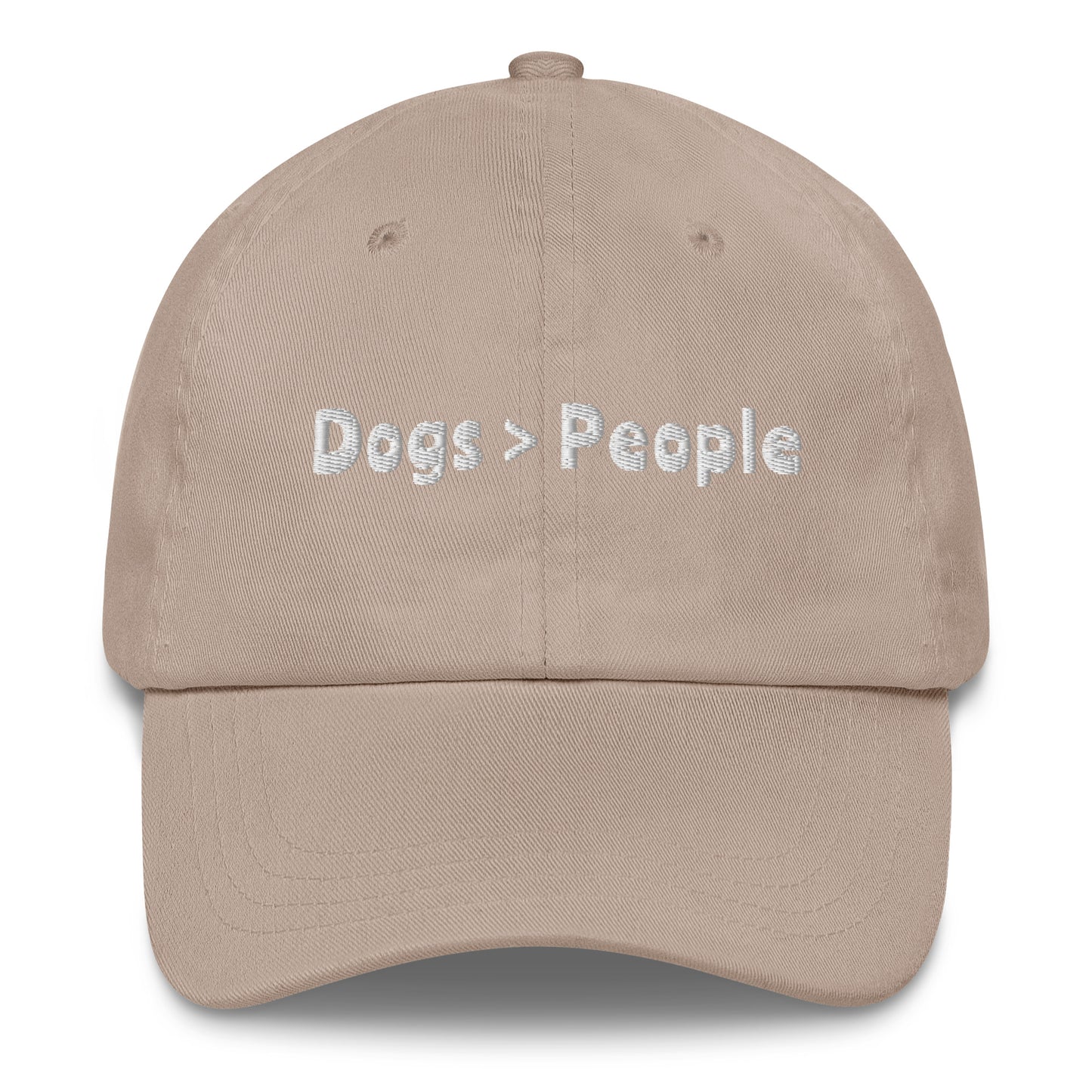 Dogs > People Embroidered Hat