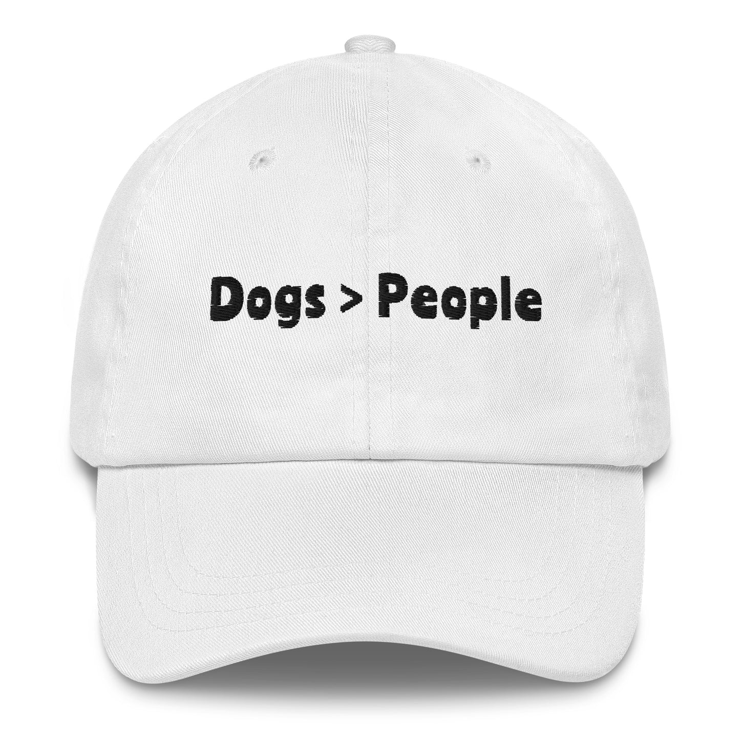 Dogs > People Embroidered Hat